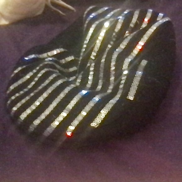 Black and Silver Sequin Hat - Picture 1 of 4